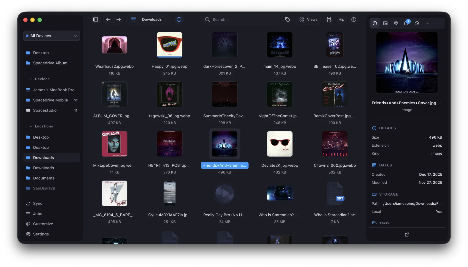 Spacedrive 界面截图 2